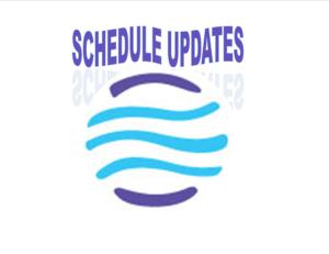 SCHEDULE UPDATES